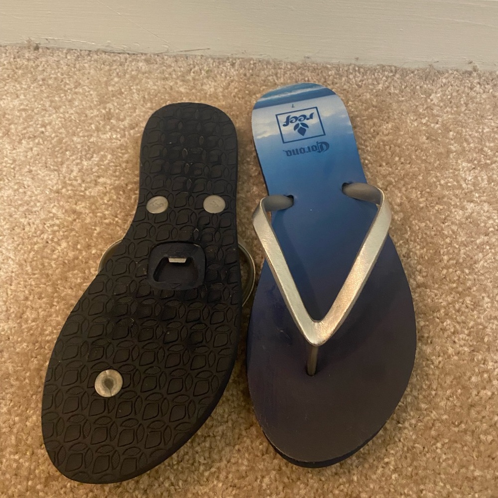 LMTD EDITION Reef Corona Flip Flops w/ Bottle Opener